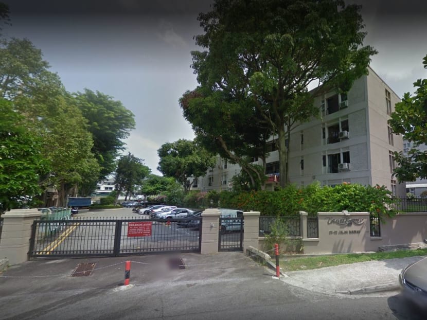 The freehold mixed development located at the junction of Upper Changi Road North and Jalan Mariam comprises 60 apartments, 12 penthouses and 12 shops. Photo: Internet screencap via Google Maps The freehold mixed development located at the junction of Upper Changi Road North and Jalan Mariam comprises 60 apartments, 12 penthouses and 12 shops. Photo: Internet screencap via Google Maps