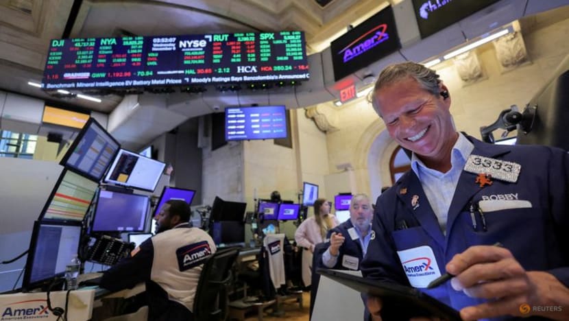 Stocks hit record for second day, yields dip after Fed cut Stocks hit record for second day, yields dip after Fed cut