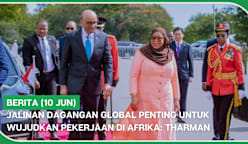 BERITA (10 Jun) | Jalinan dagangan global penting untuk wujudkan pekerjaan di Afrika: Tharman