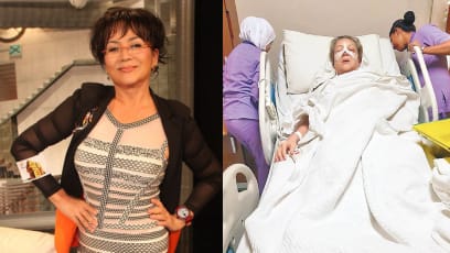 Veteran Hongkong Star Fung Bo Bo Got Into A Car Accident In Bangkok, Had Flown To Singapore To Fix Her Broken Nose