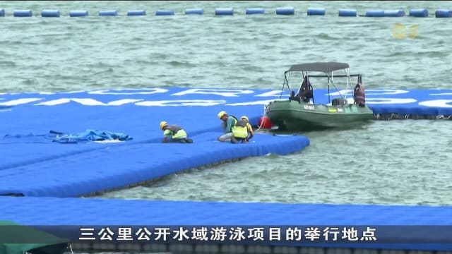 圣淘沙打造高台跳水临时场地