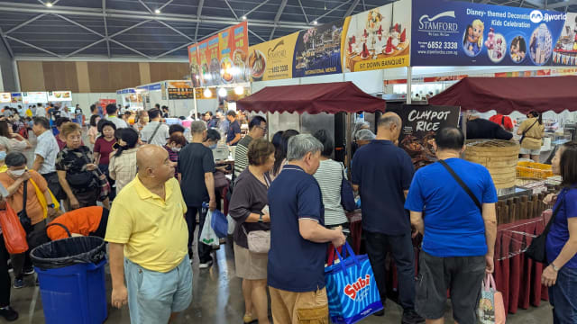 配合现今民众生活步伐 新加坡食品展包括即食商品摊位