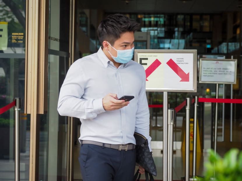 Norvan Tan En Jie leaving the High Court on Tuesday, Sept 29, 2020.