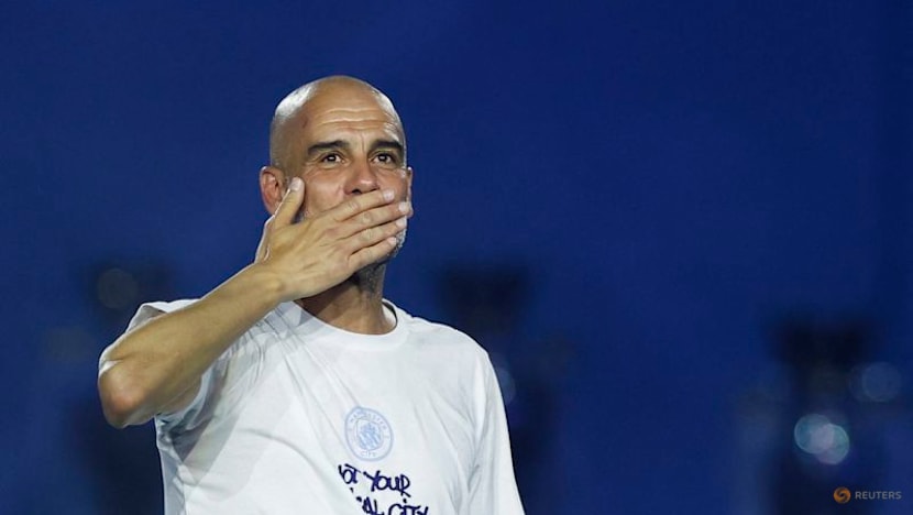 Guardiola's office contents, including coffee cups and ceramic turtles, up for auction