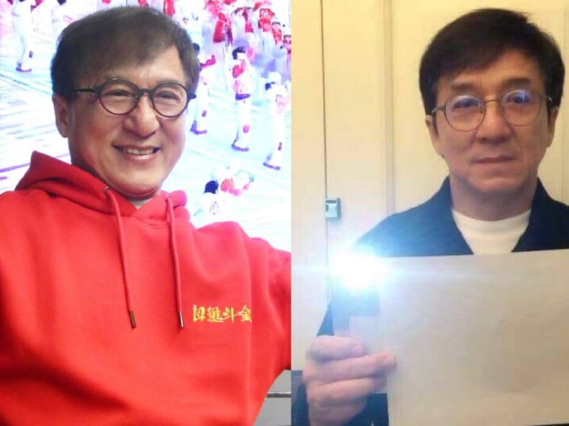 Photo Of Jackie Chan Holding An Empty Sheet Of Paper Goes Viral Amidst China's Blank Paper Protests