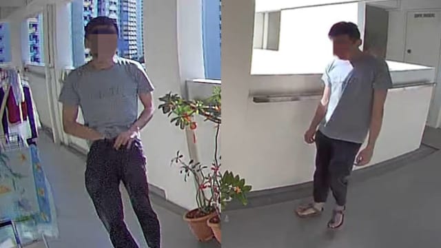 涉嫌组屋单位外偷人内衣裤 警证实27岁男子协助调查
