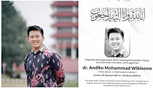 Geger dokter muda Andito Mohammad Wibisono meninggal tertular campak di Cianjur