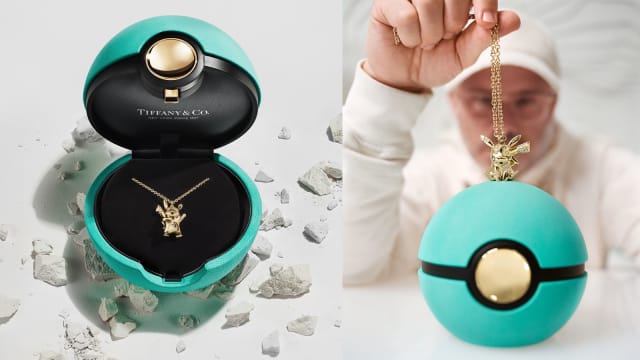 Tiffany & Co.小蓝盒变Pokéball　镶钻Pikachu可爱“放电”！　