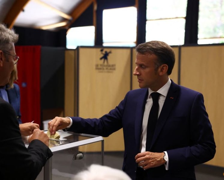 French President Macron calls snap legislative election after defeat in EU vote