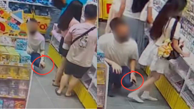 马国女子控诉商场疑遇偷拍男 蹲低伸手持手机靠近其姐裙底