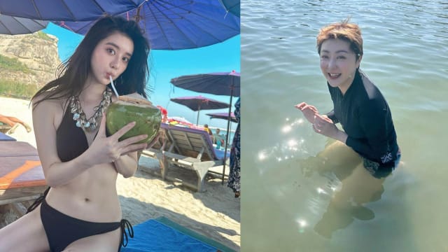 凯馨晒多张比基尼照　权怡凤曝感想