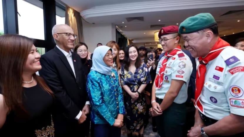 Mesej 'SG rakan konsisten dan boleh dipercayai' ditekankan Halimah Yacob setiap kali lakukan lawatan negara Mesej 'SG rakan konsisten dan boleh dipercayai' ditekankan Halimah Yacob setiap kali lakukan lawatan negara