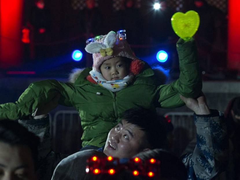 China officially drops its "one-child" policy today (Jan 1). Photo: AP