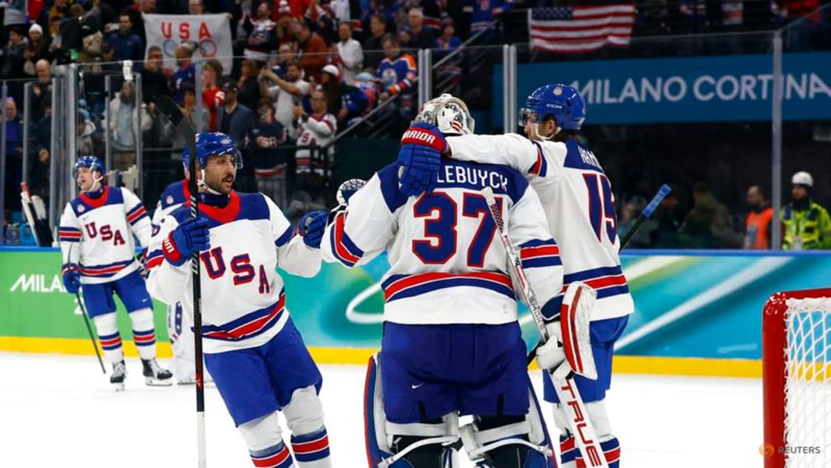 Ice hockey-US men's hockey eyes first Olympic gold in 46 years against Canada
