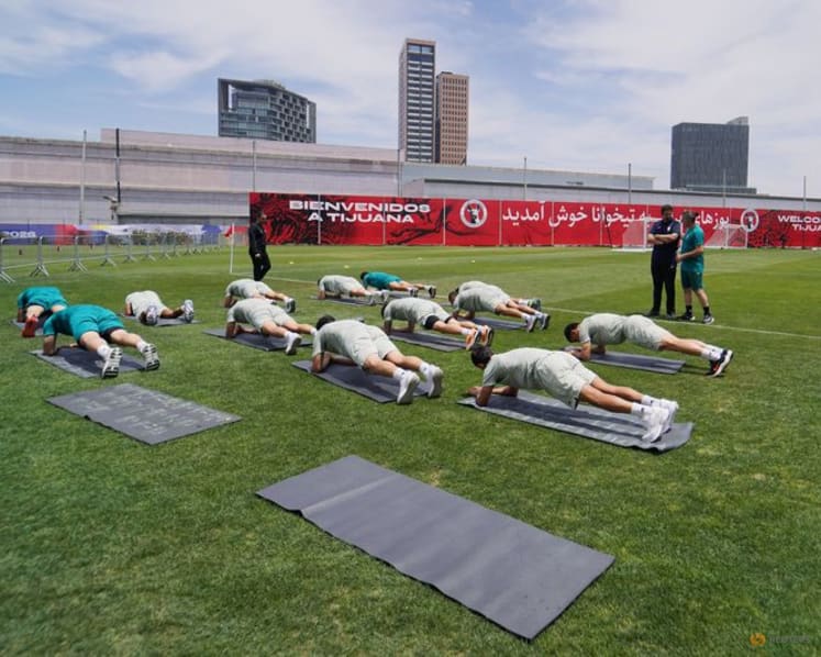 Iran players conduct first open practice at Tijuana camp