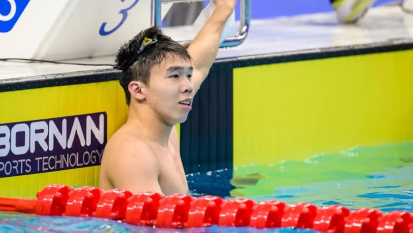 Perenang SG Jonathan Tan duduki tempat keempat acara 50m gaya bebas lelaki Sukan Asia Perenang SG Jonathan Tan duduki tempat keempat acara 50m gaya bebas lelaki Sukan Asia