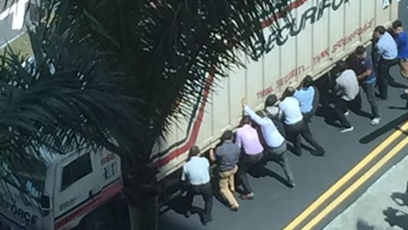 16 honoured for rescuing man pinned under trailer truck