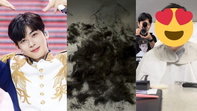 Cha Eun Woo Shows Off New Haircut As He Prepares To Enlist For Basic Military Training Cha Eun Woo Shows Off New Haircut As He Prepares To Enlist For Basic Military Training