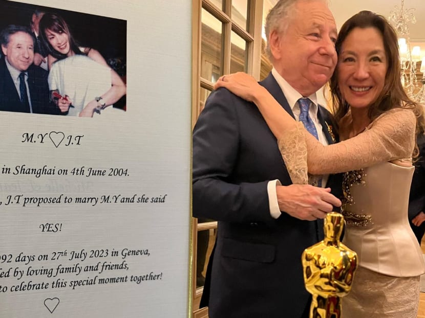 Michelle Yeoh, 60, finally marries ex-Ferrari CEO Jean Todt, 77