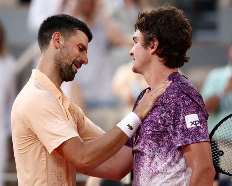 Teen sensation Fonseca comes of age by taming Djokovic at French Open