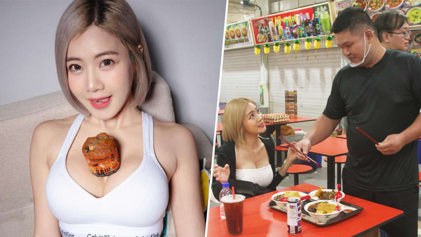 Hot Thai Influencer Fahhaha Visits S’pore Stall Meat & Rice Twice, Fanboy Hawkers Say She’s ‘Prettier In Person’