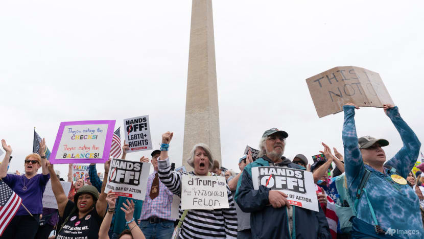 Anti-Trump protesters gather in Washington, across US cities 