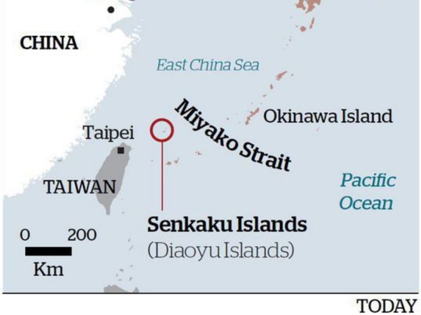 Chinese air force flies near Japanese islands for the first time