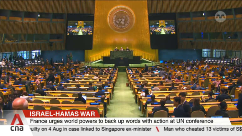 UN conference on two-state solution convenes amid calls for increased aid into Gaza