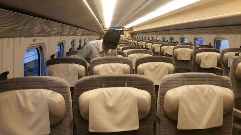 Cleaning brigade helps Japan’s bullet trains to run on time