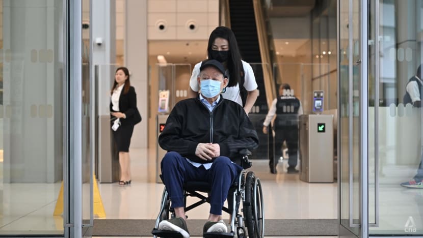 Serene Former Hin Leong Oil Tycoon Ok Lim Taken Into Custody At Hospital To Begin 13.5-year Jail Term Abstract Art