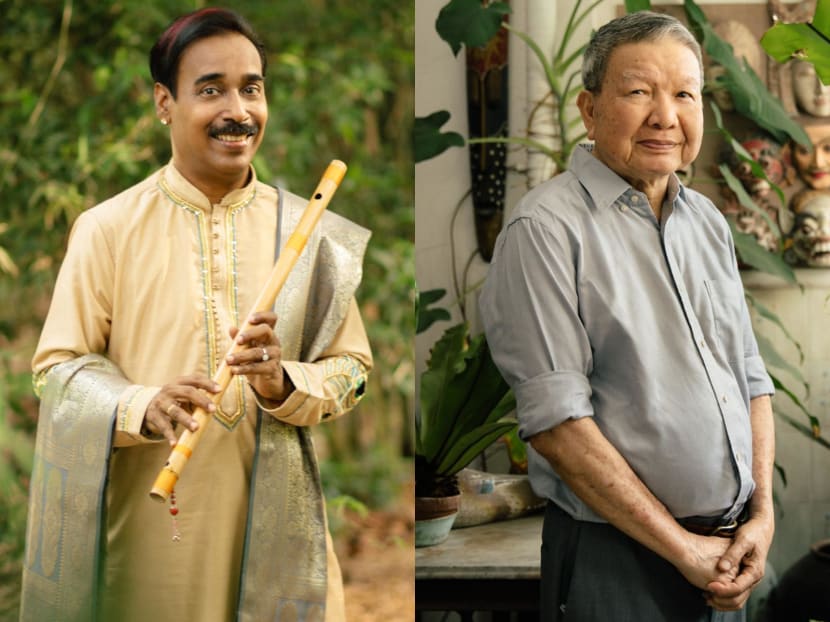 Classical musician Ghanavenothan Retnam and painter Siew Hock Meng awarded this year's Cultural Medallion