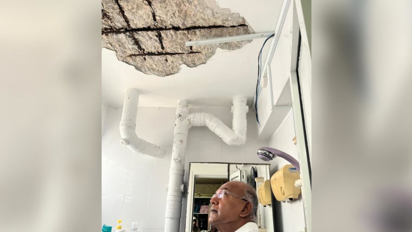 Yishun resident taken to hospital after spalling concrete falls in HDB flat Yishun resident taken to hospital after spalling concrete falls in HDB flat