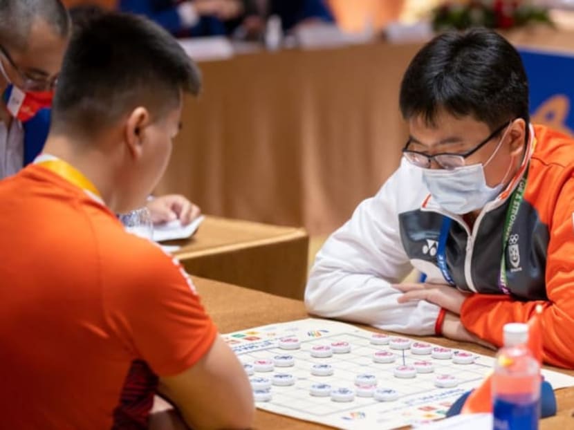 Alvin Woo participating in the rapid team event earlier in the 31st SEA Games.