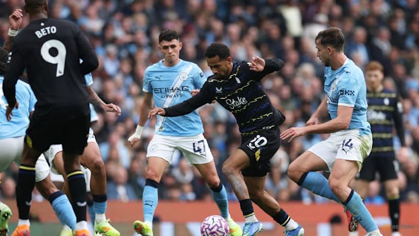 Haaland leads Man City to win over Everton with second-half double