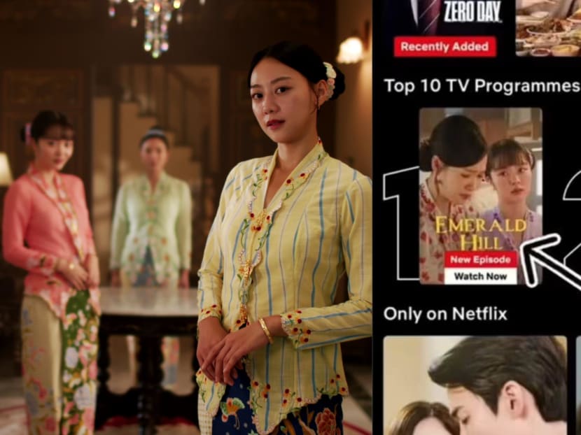 Emerald Hill becomes first Mediacorp Chinese drama to reach No 1 on Netflix Singapore