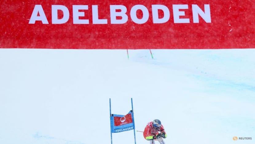 Alpine skiing-Odermatt takes fifth successive giant slalom win in Adelboden