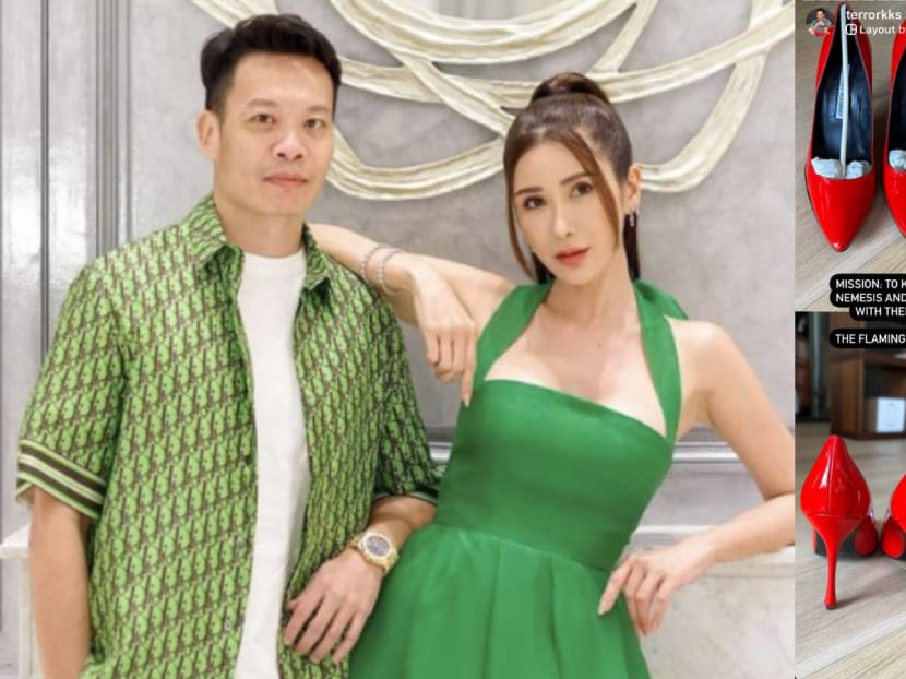 Socialite Jamie Chua&rsquo;s boyfriend is selling her Manolo Blahnik heels on IG, and his captions are hilarious