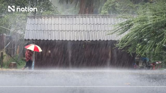 泰国15府料迎强降雨 安达曼海浪高逾3米