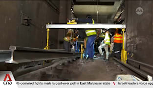 SBS Transit halves time needed to replace tracks at 13 NEL stations 