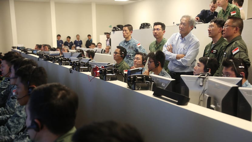 Defence Minister Ng Eng Hen visits Exercise Forging Sabre