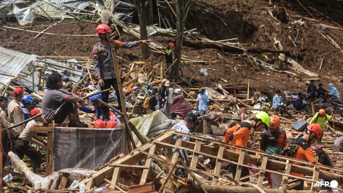 Indonesia landslide death toll rises to 17; navy officers among those trapped
