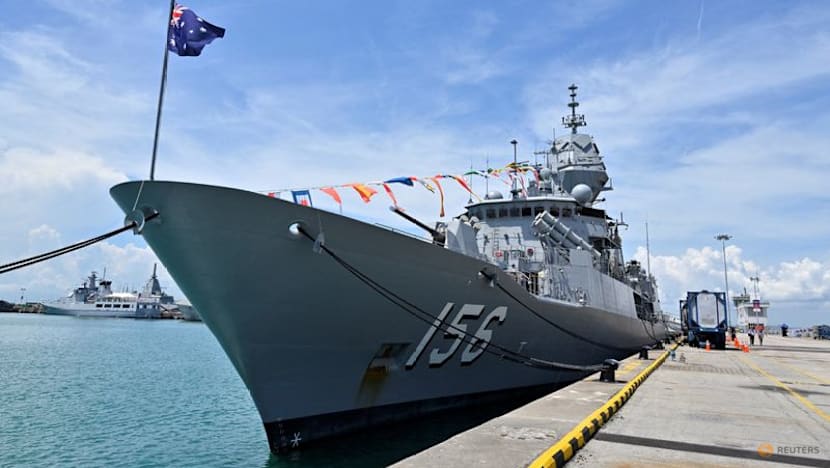Australian warship transits Taiwan Strait, tracked by China's navy