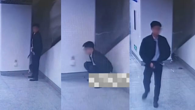 厕所就在不远处 男子在南宁地铁站月台脱裤大便热议