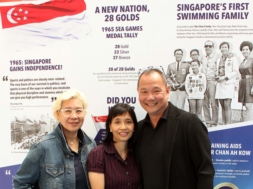 SSA Legacy Council chairperson Patricia Chan, second vice-chairperson Tay Chin Joo, and vice-chairperson Ang Peng Siong at the Pioneers, Legends and the Rise