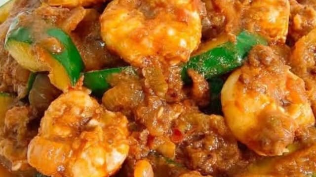 食谱：参峇虾仁