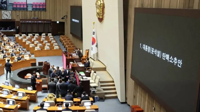 韩国反对党：弹劾案通过 是韩国人民和民主的胜利