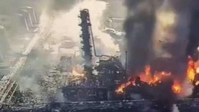 辽宁化工厂爆炸 致两死34人伤