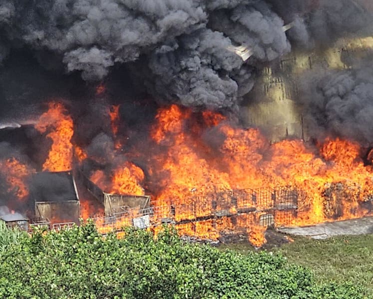 Kranji warehouse fire: Air quality in the west remained within normal range during four-day blaze