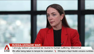 Nobel Peace Prize winner Oleksandra Matviichuk speaks to CNA on Russia-Ukraine war