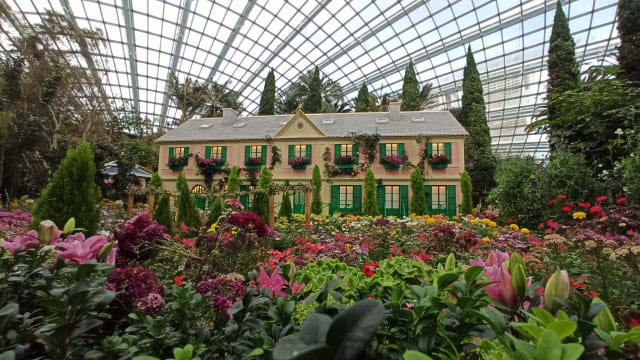 结合花卉与数码体验 滨海湾花园办莫奈艺术展
